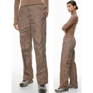 TNA Action Prima Pant Relaxed Dance Pants Size 2XS Deep Taupe